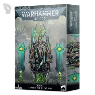 Описание картинки Набор миниатюр Warhammer 40000 Necrons Szarekh the Silent King от Дауран по цене 14 000руб | Свободный Рынок Миниатюр - СРМ