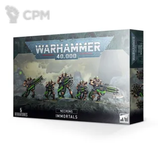 Описание картинки Набор миниатюр Warhammer 40000 Necrons Immortals от Дауран по цене 3 900руб | Свободный Рынок Миниатюр - СРМ