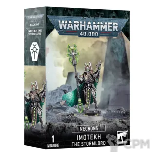 Описание картинки Набор миниатюр Warhammer 40000 Necrons Imotekh the Stormlord от Дауран по цене 3 900руб | Свободный Рынок Миниатюр - СРМ