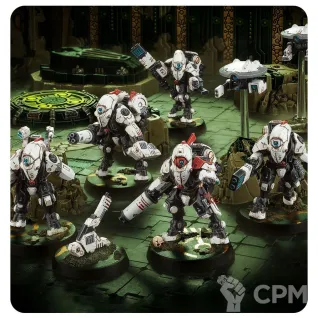 Описание картинки KILL TEAM: XV26 STEALTH BATTLESUITS от SectorA13 по цене 66 666руб | Свободный Рынок Миниатюр - СРМ