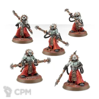 Описание картинки Fulgurite Electro-Priests от ВАХА WORKSHOP по цене 500руб | Свободный Рынок Миниатюр - СРМ