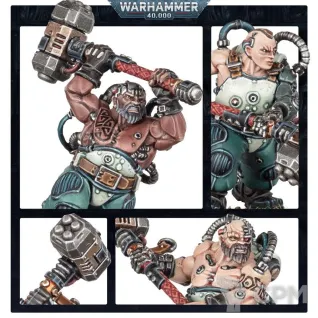 Описание картинки Набор миниатюр Warhammer 40000 Leagues of Votann Cthonian Beserks от Дауран по цене 5 300руб | Свободный Рынок Миниатюр - СРМ