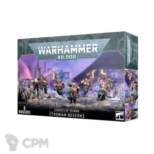 Описание картинки Набор миниатюр Warhammer 40000 Leagues of Votann Cthonian Beserks от Дауран по цене 5 300руб | Свободный Рынок Миниатюр - СРМ