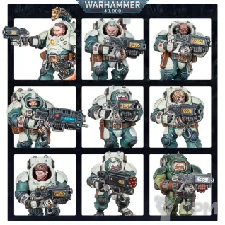 Описание картинки Набор миниатюр Warhammer 40000 Leagues of Votann Hearthkyn Warriors от Дауран по цене 5 000руб | Свободный Рынок Миниатюр - СРМ