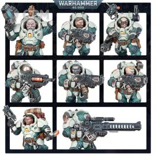 Описание картинки Набор миниатюр Warhammer 40000 Leagues of Votann Hearthkyn Warriors от Дауран по цене 5 000руб | Свободный Рынок Миниатюр - СРМ