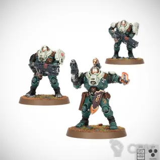 Описание картинки Ironkin Steeljacks от Wako Lab (Recast) по цене 1 540руб | Свободный Рынок Миниатюр - СРМ