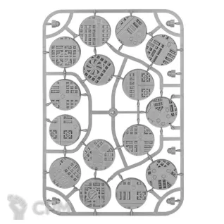 Описание картинки Набор подставок Warhammer 40000 Sector Mechanicus Industrial Bases от Дауран по цене 3 500руб | Свободный Рынок Миниатюр - СРМ