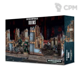 Описание картинки Набор террейна Warhammer 40000 Sector Imperialis Ruins от Дауран по цене 4 500руб | Свободный Рынок Миниатюр - СРМ