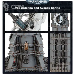 Описание картинки Набор террейна Warhammer 40000 Battlezone: Fronteris – Vox-Antenna and Auspex Shrine от Дауран по цене 6 500руб | Свободный Рынок Миниатюр - СРМ