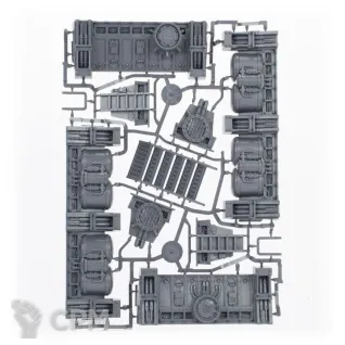 Описание картинки Набор террейна Warhammer 40000 Battlezone: Fronteris – Landing Pad от Дауран по цене 6 500руб | Свободный Рынок Миниатюр - СРМ