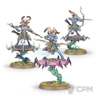 Описание картинки Набор миниатюр Warhammer Age of Sigmar Disciples of Tzeentch Tzaangor Enlightened от Дауран по цене 5 000руб | Свободный Рынок Миниатюр - СРМ