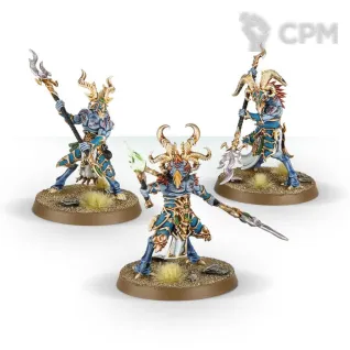 Описание картинки Набор миниатюр Warhammer Age of Sigmar Disciples of Tzeentch Tzaangor Enlightened от Дауран по цене 5 000руб | Свободный Рынок Миниатюр - СРМ