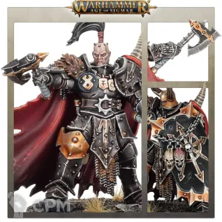 Описание картинки Набор миниатюр Warhammer Age of Sigmar Slaves to Darkness Exalted Hero of Chaos от Дауран по цене 3 500руб | Свободный Рынок Миниатюр - СРМ