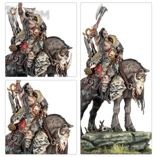 Описание картинки Набор Warhammer Age of Sigmar Slaves to Darkness Darkoath Chieftain on Warsteed от Дауран по цене 4 500руб | Свободный Рынок Миниатюр - СРМ