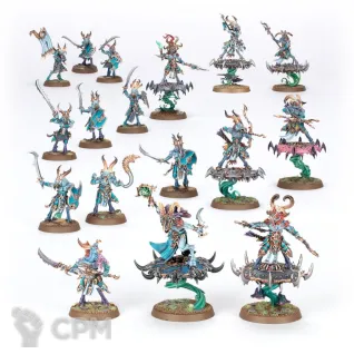 Описание картинки Spearhead: Disciples of Tzeentch – Tzaangor Warflock от ВАХА WORKSHOP по цене 1 700руб | Свободный Рынок Миниатюр - СРМ