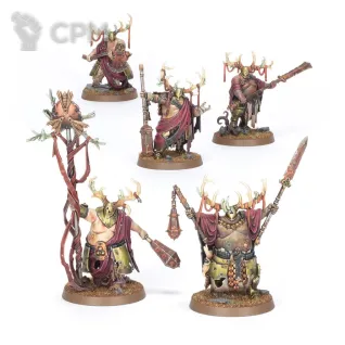 Описание картинки Putrid Blightkings от ВАХА WORKSHOP по цене 800руб | Свободный Рынок Миниатюр - СРМ