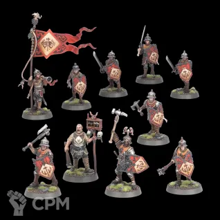 Описание картинки Freeguild Steelhelms от Орки с наГорки по цене 1 500руб | Свободный Рынок Миниатюр - СРМ