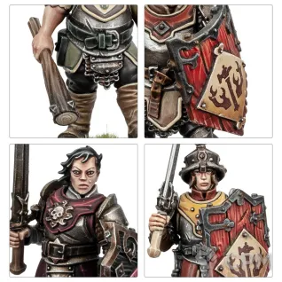Описание картинки Набор Warhammer Age of SigmarCities of Sigmar Freeguild Steelhelms от Дауран по цене 4 500руб | Свободный Рынок Миниатюр - СРМ