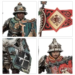 Описание картинки Набор Warhammer Age of SigmarCities of Sigmar Freeguild Steelhelms от Дауран по цене 4 500руб | Свободный Рынок Миниатюр - СРМ