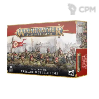 Описание картинки Набор Warhammer Age of SigmarCities of Sigmar Freeguild Steelhelms от Дауран по цене 4 500руб | Свободный Рынок Миниатюр - СРМ