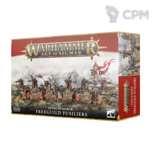 Описание картинки Набор Warhammer Age of SigmarCities of Sigmar Freeguild Fusiliers от Дауран по цене 5 000руб | Свободный Рынок Миниатюр - СРМ