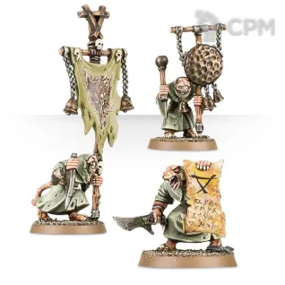 Описание картинки Набор миниатюр Warhammer Age of Sigmar Skaven Plague Monks от Дауран по цене 4 000руб | Свободный Рынок Миниатюр - СРМ