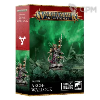 Описание картинки Набор миниатюр Warhammer Age of Sigmar Skaven Arch-Warlock от Дауран по цене 3 600руб | Свободный Рынок Миниатюр - СРМ