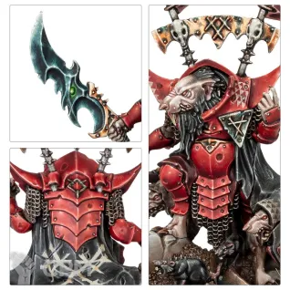 Описание картинки Набор миниатюр Warhammer Age of Sigmar Skaven Krittok Foulblade от Дауран по цене 3 600руб | Свободный Рынок Миниатюр - СРМ