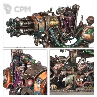 Описание картинки Набор миниатюр Warhammer Age of Sigmar Skaven Ratling Warpblaster от Дауран по цене 5 000руб | Свободный Рынок Миниатюр - СРМ
