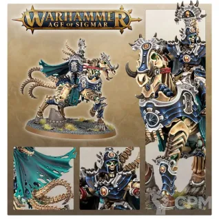 Описание картинки Набор миниатюр Warhammer Age of Sigmar Ossiarch Bonereapers Arch-Kavalos Zandtos от Дауран по цене 5 000руб | Свободный Рынок Миниатюр - СРМ