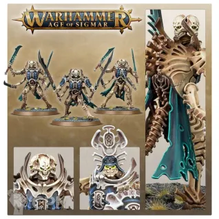 Описание картинки Набор миниатюр Warhammer Age of Sigmar Ossiarch Bonereapers Necropolis Stalkers от Дауран по цене 5 000руб | Свободный Рынок Миниатюр - СРМ