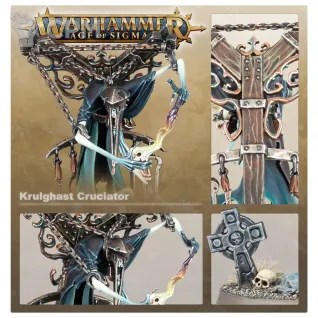 Описание картинки Набор миниатюр Warhammer Age of Sigmar Nighthaunt Krulghast Cruciator от Дауран по цене 3 700руб | Свободный Рынок Миниатюр - СРМ