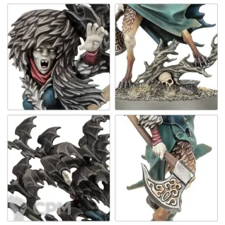 Описание картинки Набор миниатюр Warhammer Age of Sigmar Soulblight Gravelords Ivya Volga, the Outcast от Дауран по цене 3 800руб | Свободный Рынок Миниатюр - СРМ