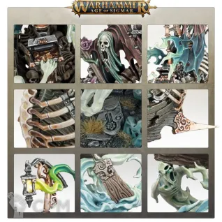 Описание картинки Набор миниатюр Warhammer Age of Sigmar Nighthaunt Awlrach the Drowner от Дауран по цене 4 750руб | Свободный Рынок Миниатюр - СРМ
