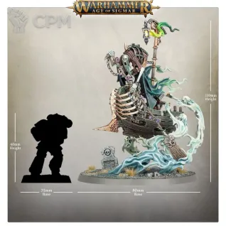 Описание картинки Набор миниатюр Warhammer Age of Sigmar Nighthaunt Awlrach the Drowner от Дауран по цене 4 750руб | Свободный Рынок Миниатюр - СРМ