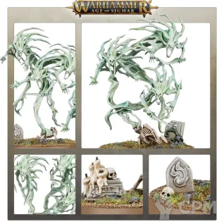 Описание картинки Набор миниатюр Warhammer Age of Sigmar Nighthaunt Spirit Hosts от Дауран по цене 3 000руб | Свободный Рынок Миниатюр - СРМ