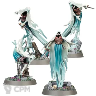 Описание картинки Набор миниатюр Warhammer Age of Sigmar Nighthaunt Myrmourn Banshees от Дауран по цене 1 750руб | Свободный Рынок Миниатюр - СРМ