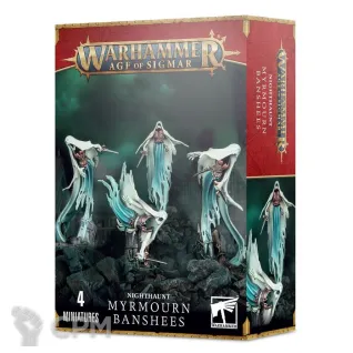 Описание картинки Набор миниатюр Warhammer Age of Sigmar Nighthaunt Myrmourn Banshees от Дауран по цене 1 750руб | Свободный Рынок Миниатюр - СРМ