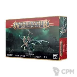 Описание картинки Набор миниатюр Warhammer Age of Sigmar Nighthaunt Reikenor the Grimhailer от Дауран по цене 4 000руб | Свободный Рынок Миниатюр - СРМ