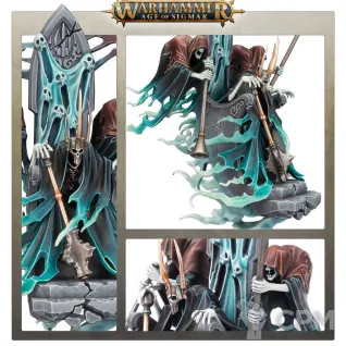 Описание картинки Набор миниатюр Warhammer Age of Sigmar Nighthaunt Kurdoss Valentian от Дауран по цене 5 000руб | Свободный Рынок Миниатюр - СРМ