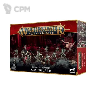 Описание картинки Набор миниатюр Warhammer Age of Sigmar Flesh-Eater Cryptguard от Дауран по цене 4 500руб | Свободный Рынок Миниатюр - СРМ