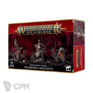 Описание картинки Набор миниатюр Warhammer Age of Sigmar Flesh-Eater Courts Morbheg Knights от Дауран по цене 5 000руб | Свободный Рынок Миниатюр - СРМ