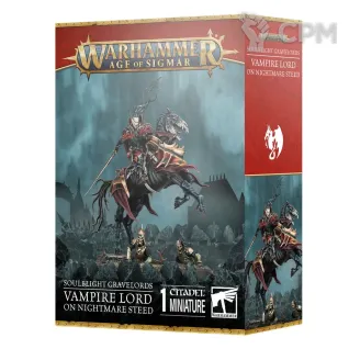 Описание картинки Набор Warhammer Age of Sigmar SOULBLIGHT GRAVELORDS: Lord on Nightmare Steed от Дауран по цене 4 800руб | Свободный Рынок Миниатюр - СРМ
