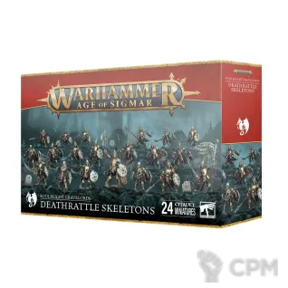 Описание картинки Набор миниатюр Warhammer Age of Sigmar SOULBLIGHT GRAVELORDS DEATHRATTLE SKELETONS от Дауран по цене 5 250руб | Свободный Рынок Миниатюр - СРМ