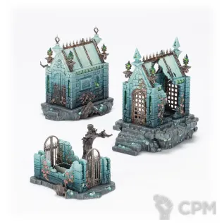 Описание картинки Набор миниатюр Warhammer Age of Sigmar Soulblight Gravelords Cursed Sepulchre от Дауран по цене 7 000руб | Свободный Рынок Миниатюр - СРМ