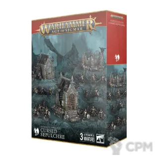 Описание картинки Набор миниатюр Warhammer Age of Sigmar Soulblight Gravelords Cursed Sepulchre от Дауран по цене 7 000руб | Свободный Рынок Миниатюр - СРМ