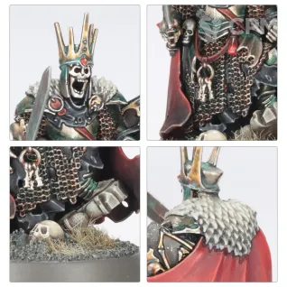 Описание картинки Набор миниатюр Warhammer Age of Sigmar Soulblight Gravelords Wight King от Дауран по цене 1 650руб | Свободный Рынок Миниатюр - СРМ