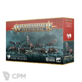 Описание картинки Набор миниатюр Warhammer Age of Sigmar Soulblight Gravelords Dire Wolves от Дауран по цене 5 000руб | Свободный Рынок Миниатюр - СРМ