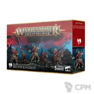 Описание картинки Набор миниатюр Warhammer Age of Sigmar SOULBLIGHT GRAVELORDS: BLOOD KNIGHTS от Дауран по цене 6 200руб | Свободный Рынок Миниатюр - СРМ