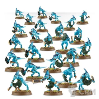 Описание картинки Набор миниатюр Warhammer Age of Sigmar Seraphon Skinks от Дауран по цене 4 000руб | Свободный Рынок Миниатюр - СРМ